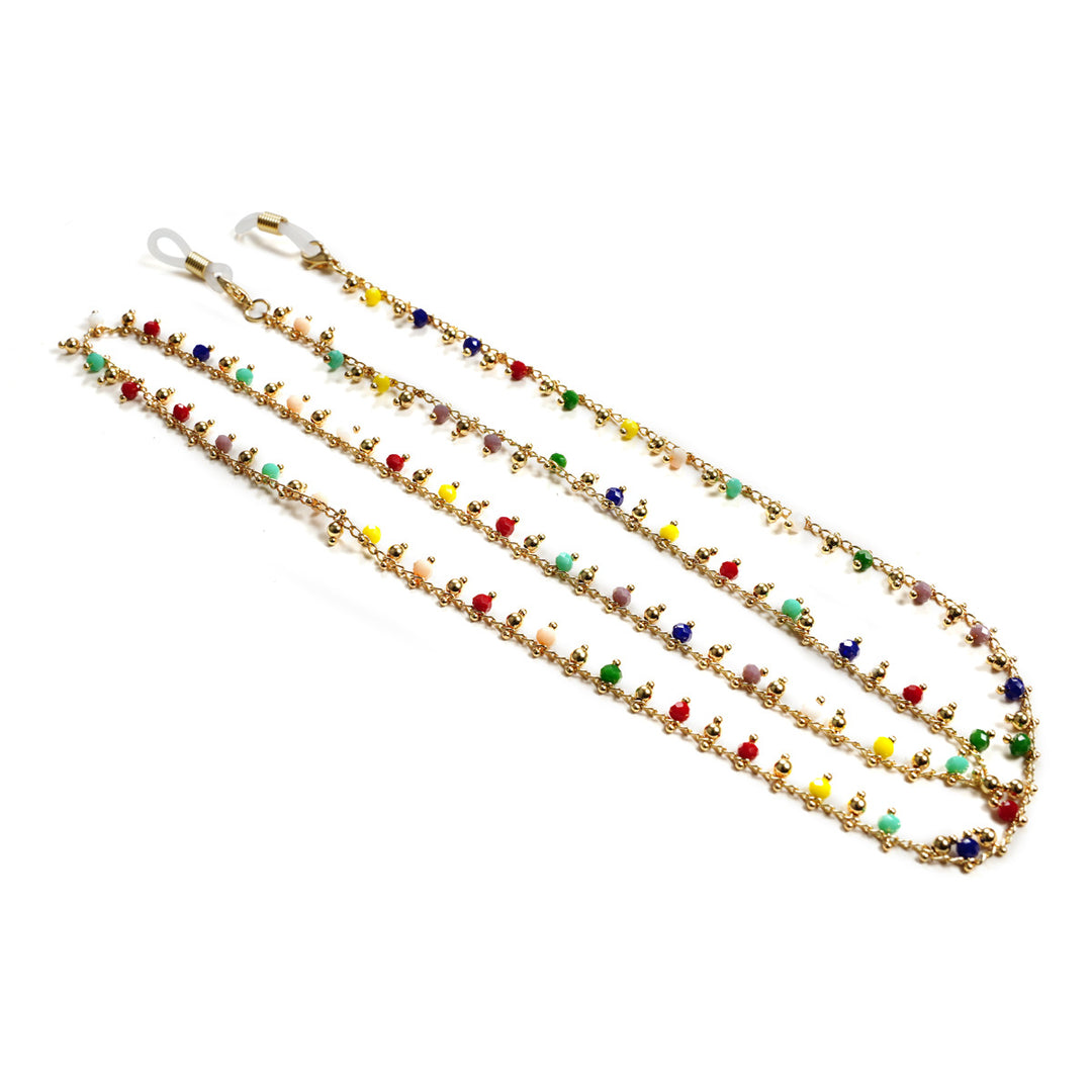 Colorful Beaded Eyewear Retainer Chain Stornfield