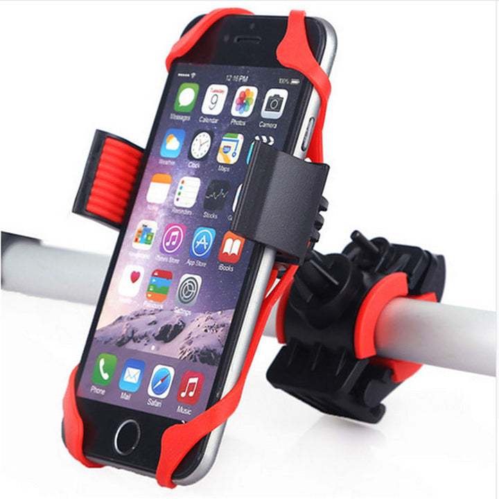 adjustable universal handlebar smartphone mount with anti slip silicone straps Stornfield