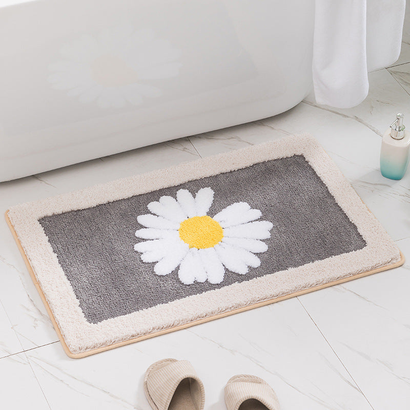 Decorative Floral Bath Mat