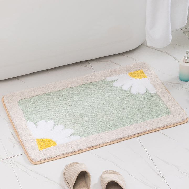 Decorative Floral Bath Mat