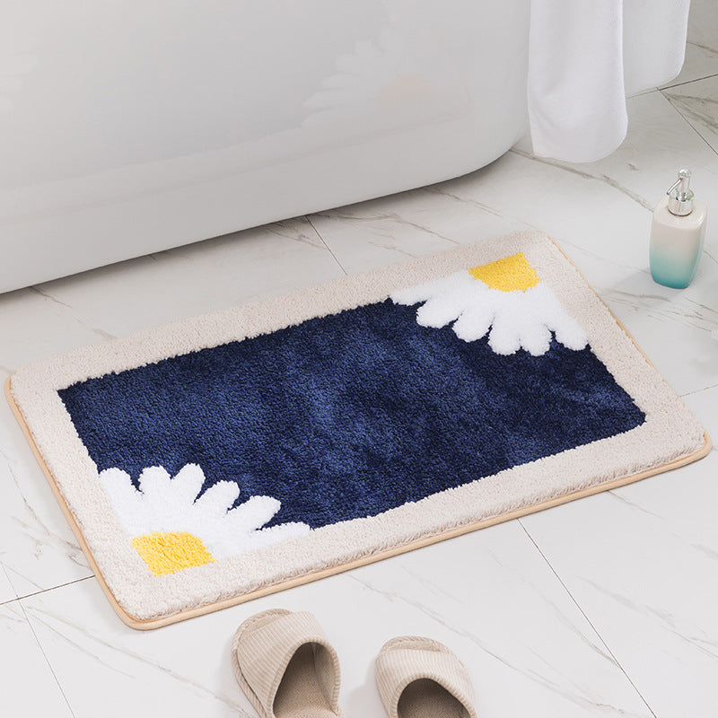 Decorative Floral Bath Mat
