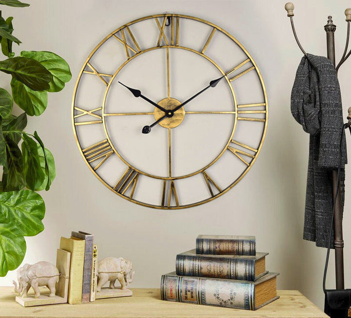 Stornfield | Large Vintage Iron Retro Wall Clock