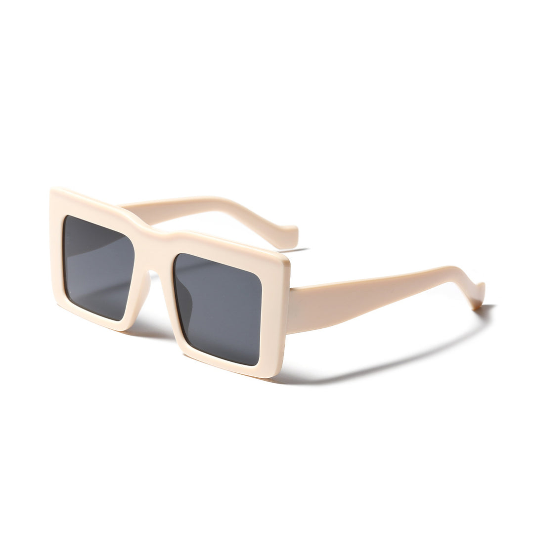 Women square sunglasses with transparent frame and UV protection Stornfield