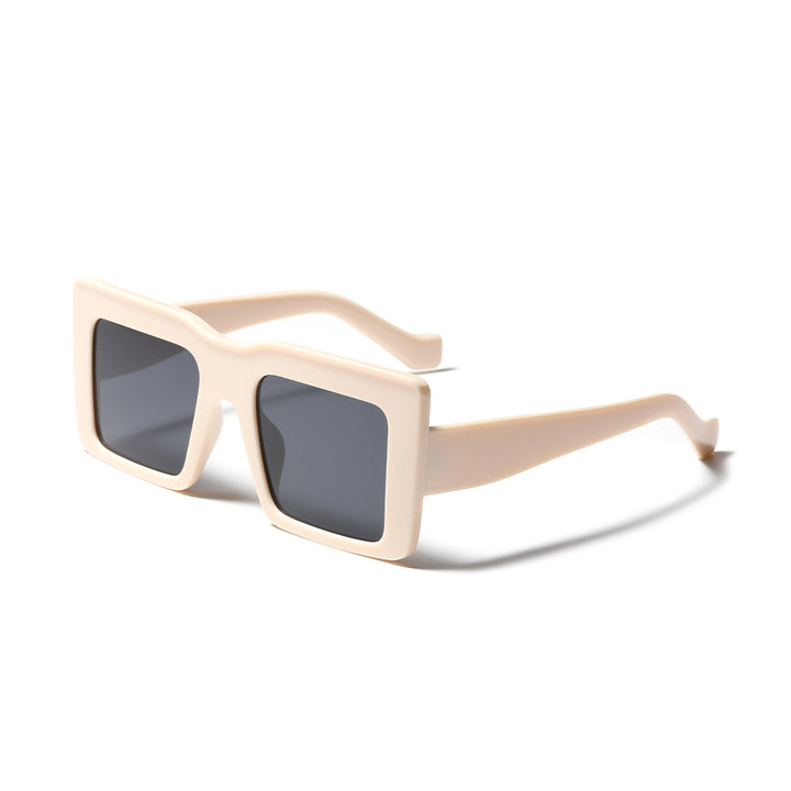 Women square sunglasses with transparent frame and UV protection Stornfield