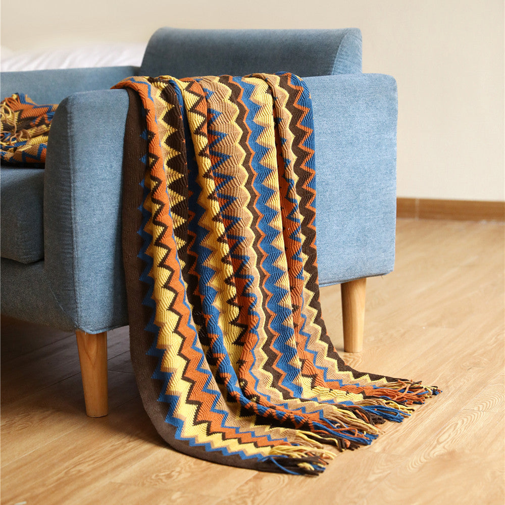 Ladies Zigzag Pattern Blanket Stornfield