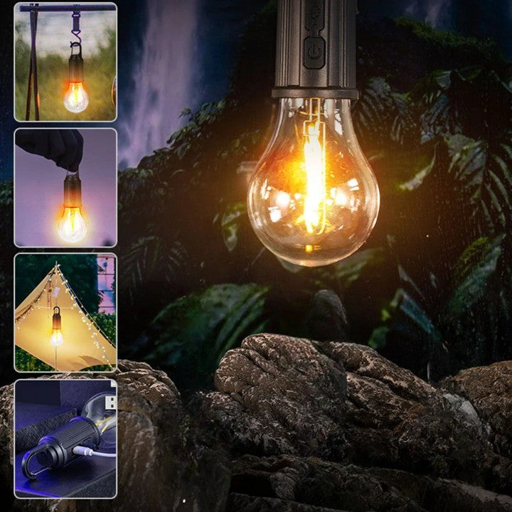 Outdoor Glow Multi-Scenario Hanging Light Bulbs | Stornfield