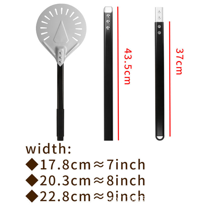 extra-long perforated pizza peel with ergonomic heat-resistant handle Stornfield