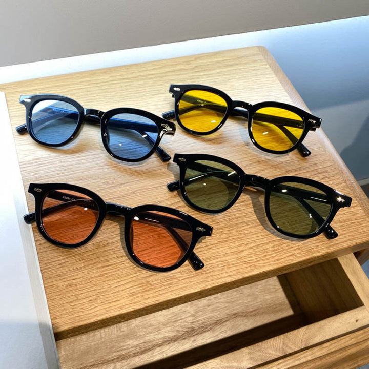 Fashionable sunglasses with round lenses and stylish frame Stornfield