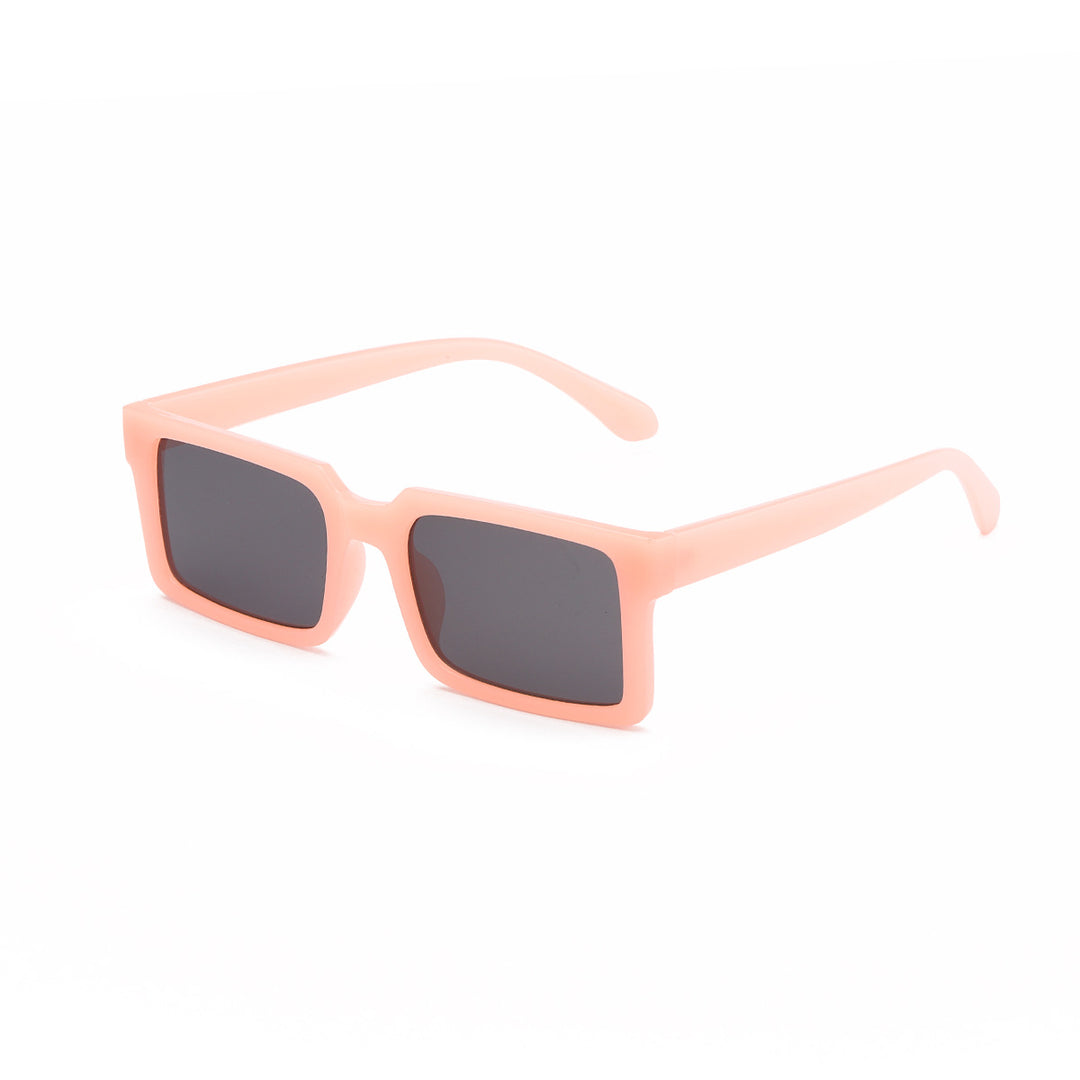 Women’s fashionable rectangular sunglasses with yellow lenses Stornfield