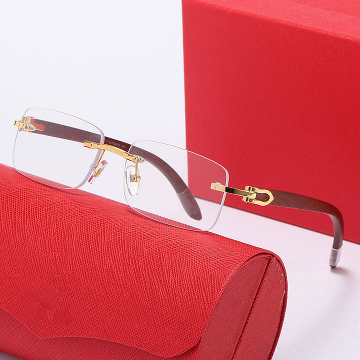Women elegant rectangular sunglasses with high-quality metal frame and polarized lenses Stornfield