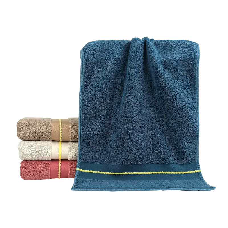 Premium terry bath towel with stylish jacquard pattern Stornfield