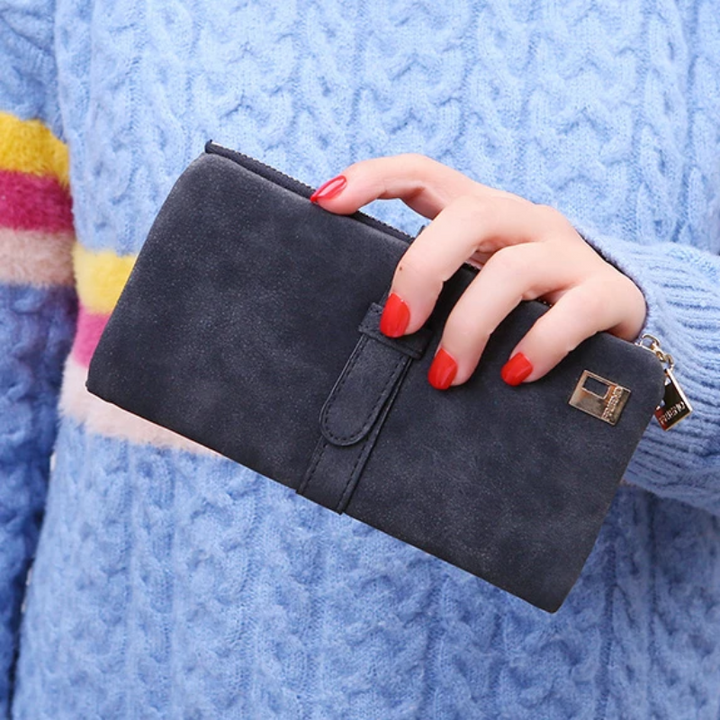 Women's long wallet with two compartments | Stornfield