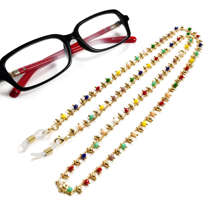 Colorful Beaded Eyewear Retainer Chain Stornfield