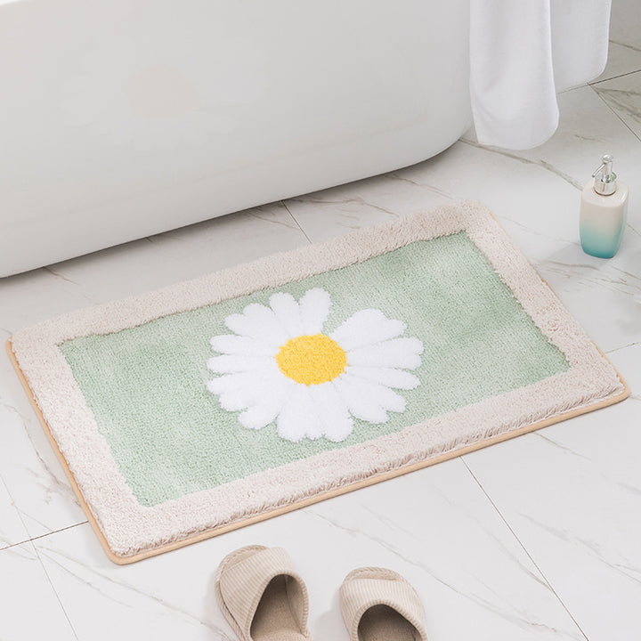Decorative Floral Bath Mat