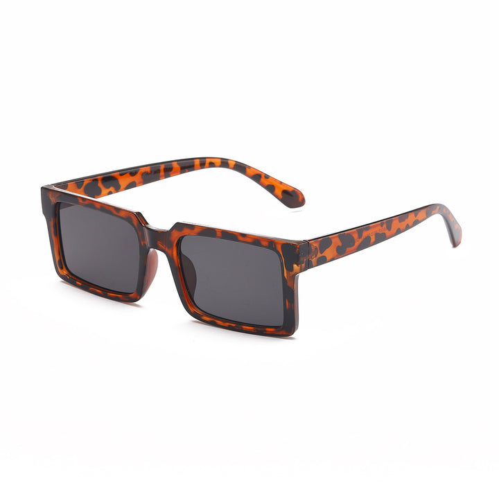 Women’s fashionable rectangular sunglasses with yellow lenses Stornfield