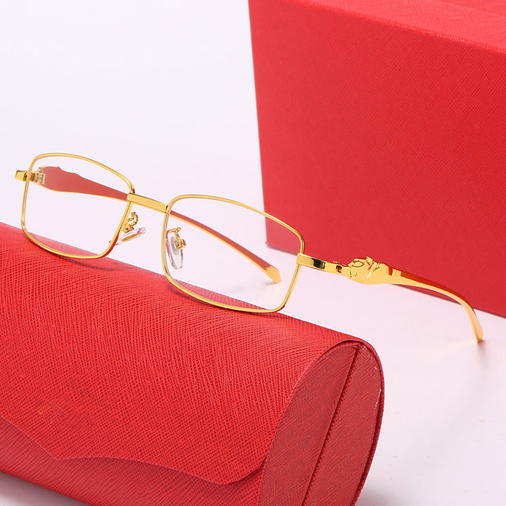 Women's elegant correction glasses in modern design with high-quality metal frame Stornfield