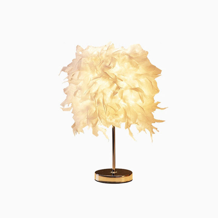 Stornfield | Lampe de chevet cylindrique blanche simplicité ampoule unique lampe de chevet à ressort