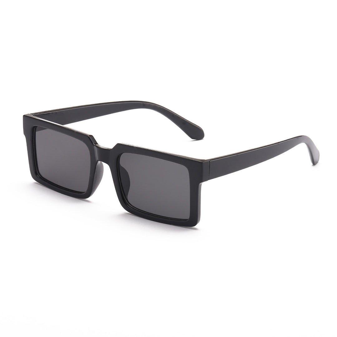 Women’s fashionable rectangular sunglasses with yellow lenses Stornfield