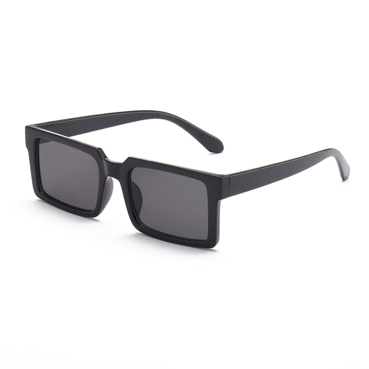 Women’s fashionable rectangular sunglasses with yellow lenses Stornfield