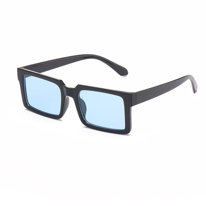 Women’s fashionable rectangular sunglasses with yellow lenses Stornfield