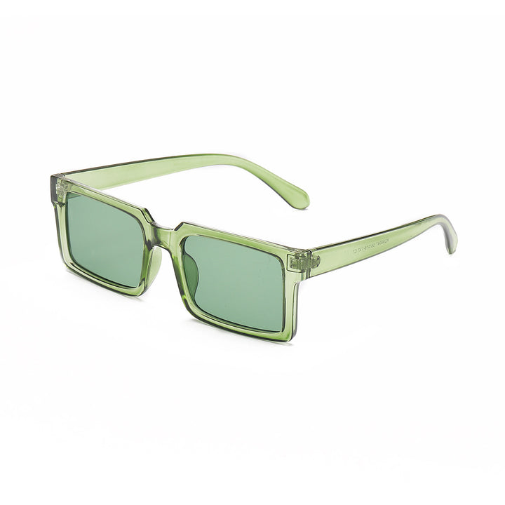 Women’s fashionable rectangular sunglasses with yellow lenses Stornfield