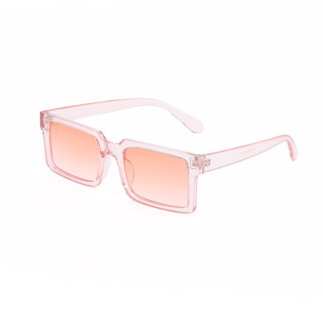 Women’s fashionable rectangular sunglasses with yellow lenses Stornfield