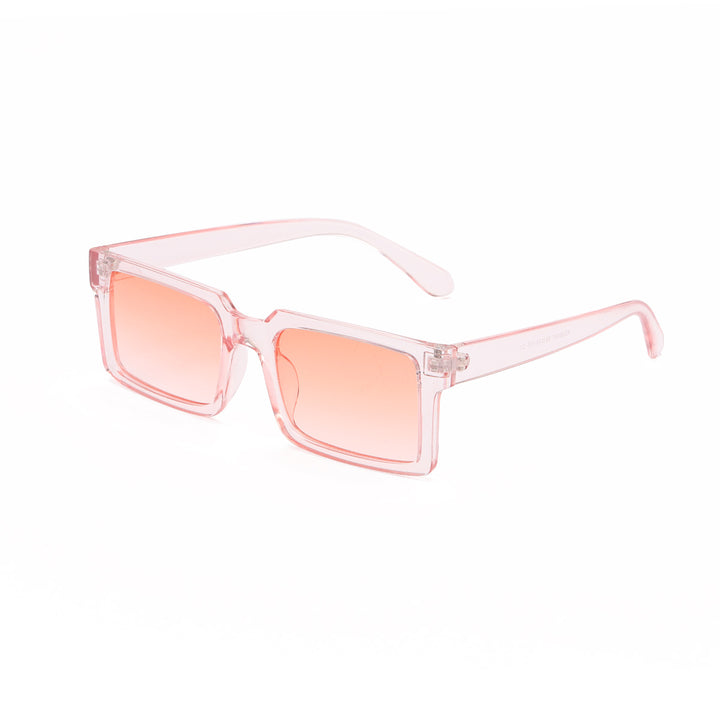 Women’s fashionable rectangular sunglasses with yellow lenses Stornfield