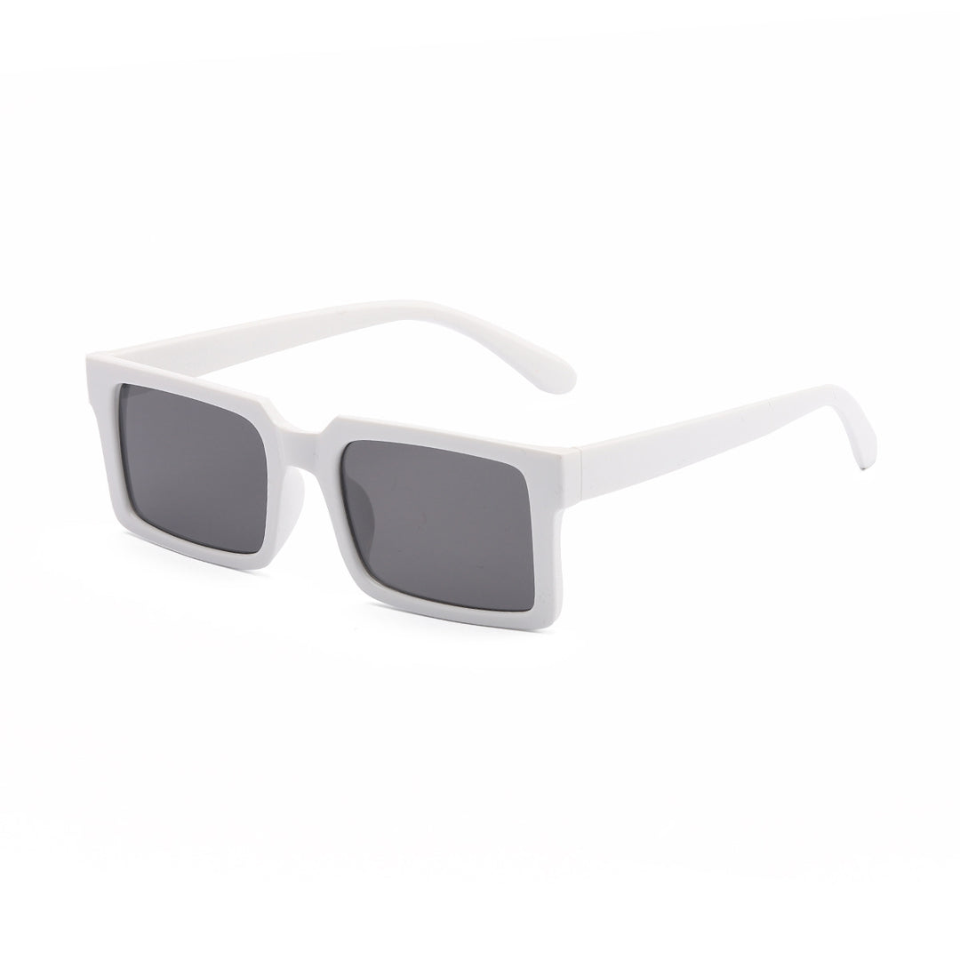 Women’s fashionable rectangular sunglasses with yellow lenses Stornfield