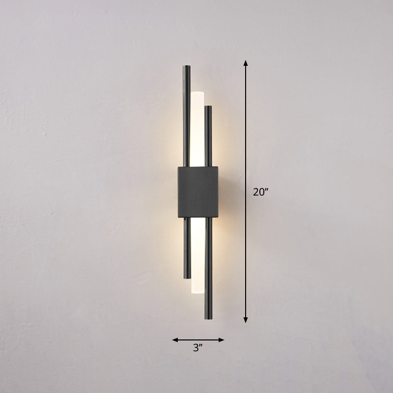Postmodern Style Rod Shaped Wall Light Acrylic Stairway LED Sconce Light Fixture | Stornfield
