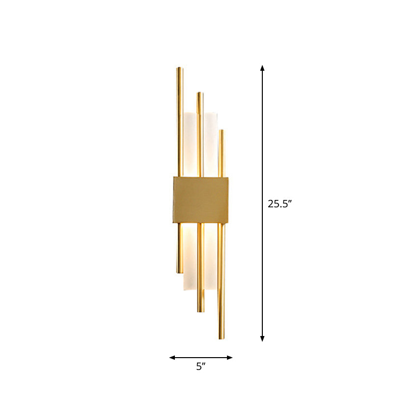 Postmodern Style Rod Shaped Wall Light Acrylic Stairway LED Sconce Light Fixture | Stornfield