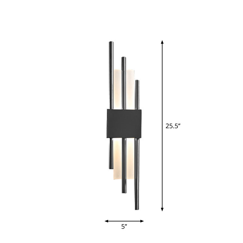 Postmodern Style Rod Shaped Wall Light Acrylic Stairway LED Sconce Light Fixture | Stornfield