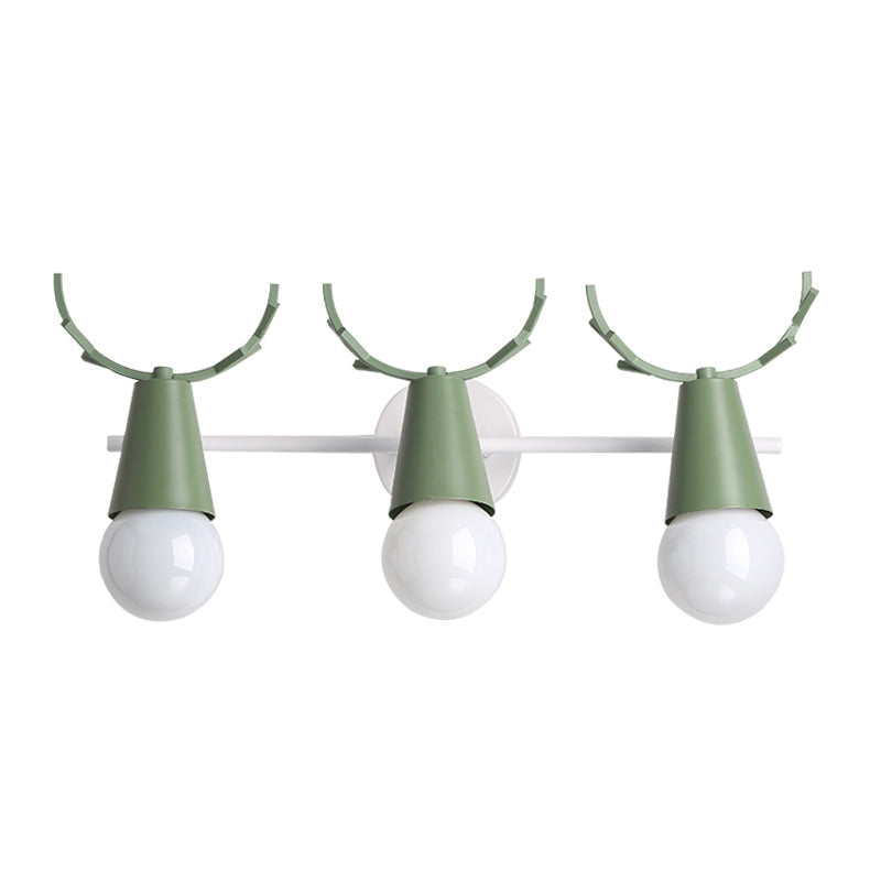 Deer Vanity Light Fixture Nordic Style Metal Bedroom Adjustable Wall Mount Light | Stornfield