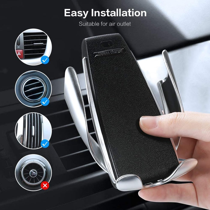 Wireless automatic mobile charger and holder for the car | Stornfield