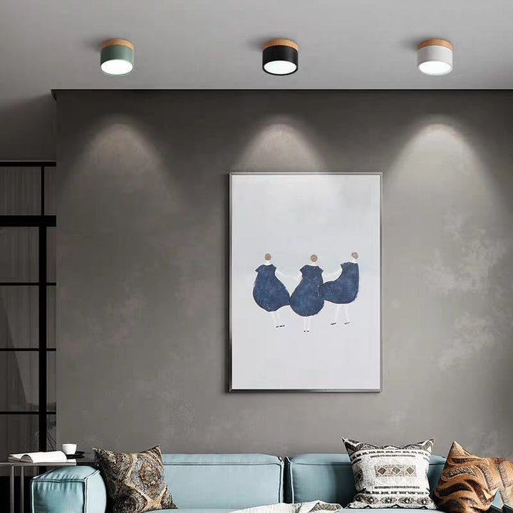 Morandi Style Modern LED Ceiling Lamp - LumiModo | Stornfield
