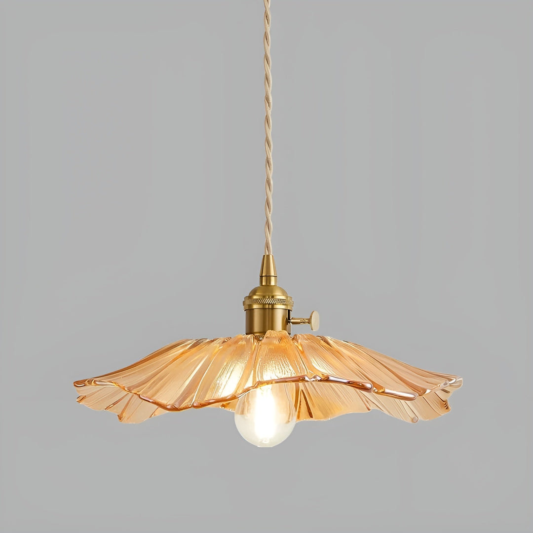 Hanging lamp with floral motif – Warm light & stylish design | For your home | Stornfield
