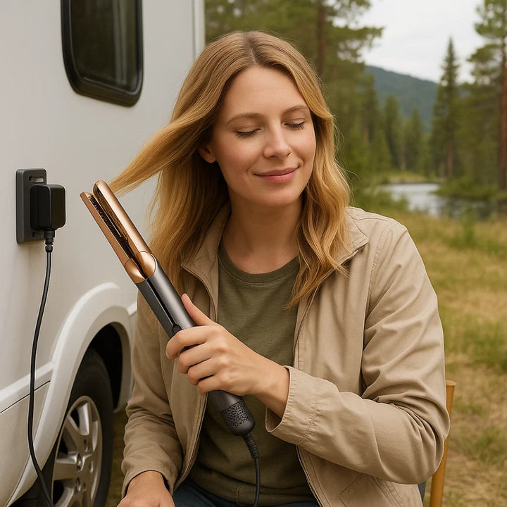 Stornfield | 2-in-1 Hair Dryer & Straightener for Effortless Styling