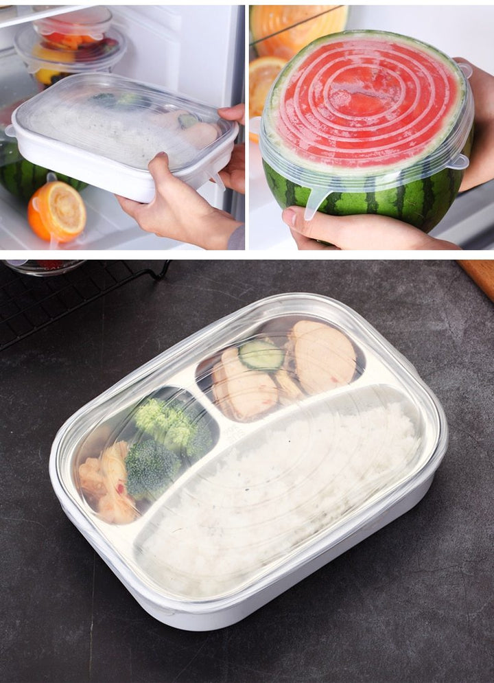 EcoLid - 6 Silicone Reusable Stretch Covers | Stornfield