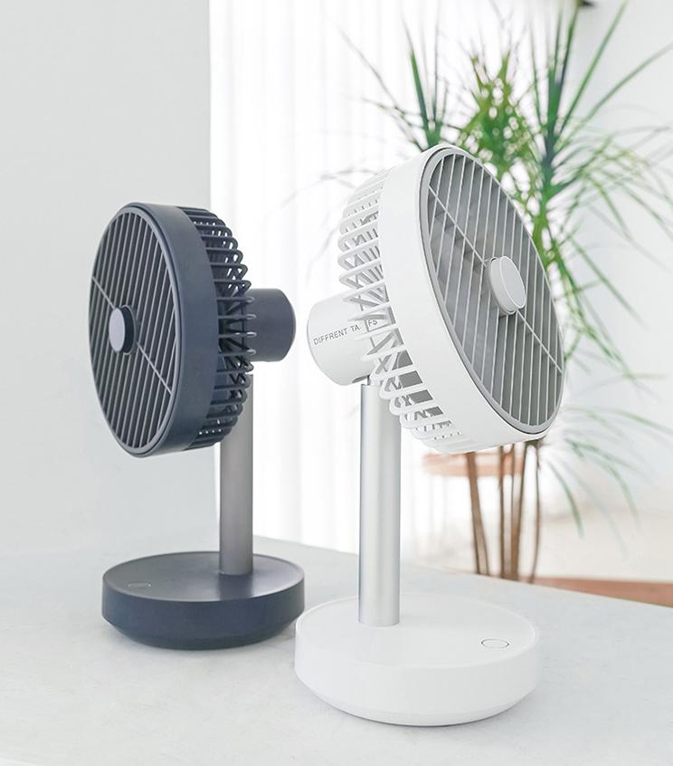 Wireless Rotating Hood & Oscillating Head Desktop Fan, Super Quiet, Super Cool | Stornfield