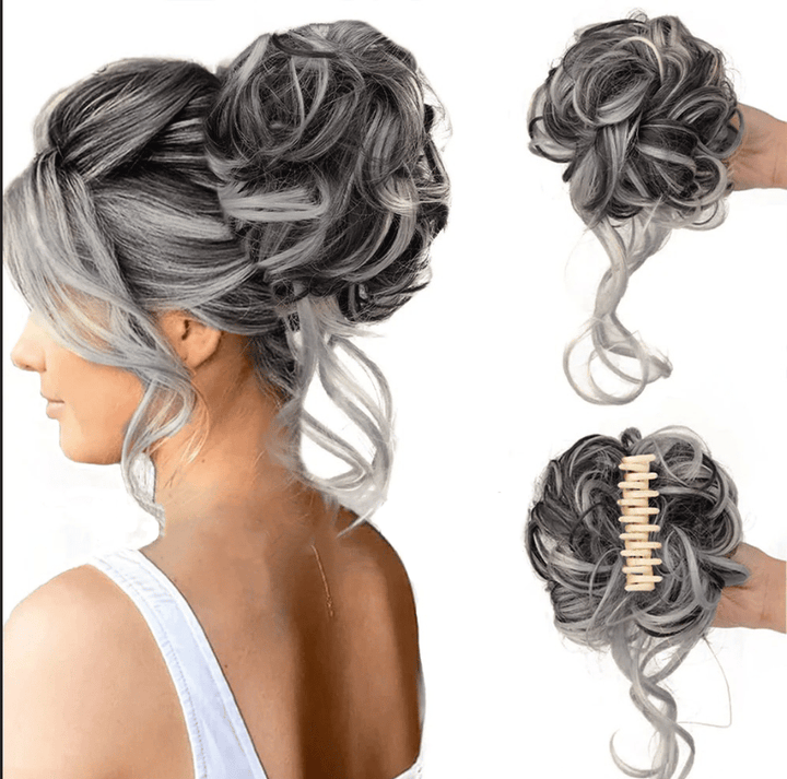 Curly Bun Hair Claw Clips Stornfield