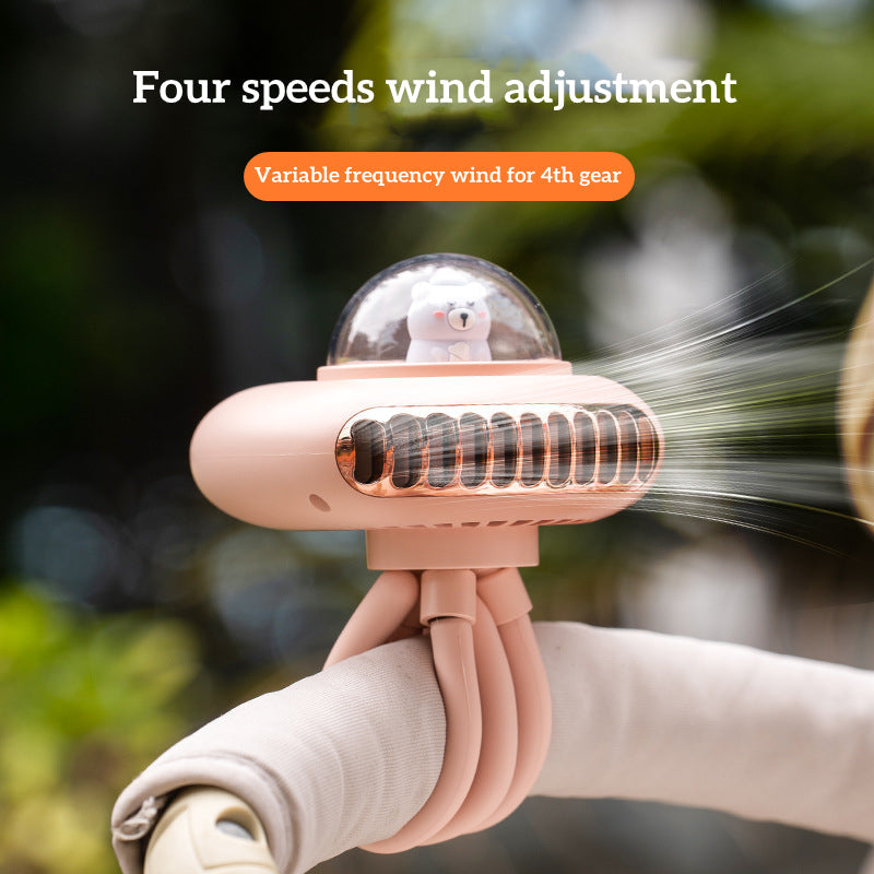 Portable Rechargeable Folding Stroller Fan | Stornfield