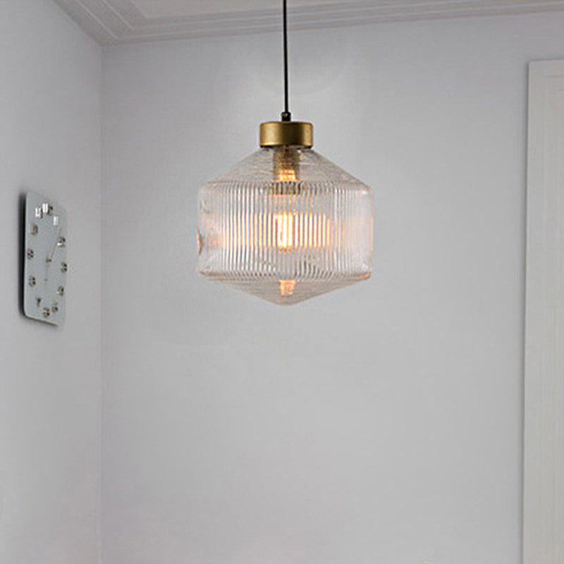Modern Drum Chandelier made of Glass – Elegant Lighting for Dining Room and Living Room | Stornfield