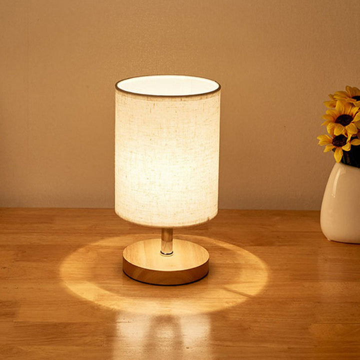 Stylish Minimalist Table Lamp - LinenWood | Stornfield