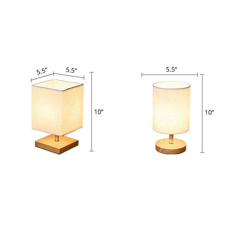 Stylish Minimalist Table Lamp - LinenWood | Stornfield