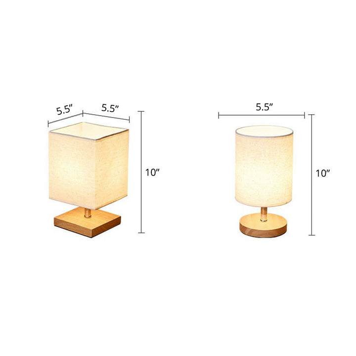 Stylish Minimalist Table Lamp - LinenWood | Stornfield