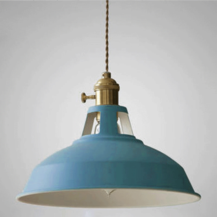 Stornfield | Industrial Retro Metal 1-Light Pendant Lamp | Vintage Hanging Light for Restaurant and Dining Room | E27 LED Compatible