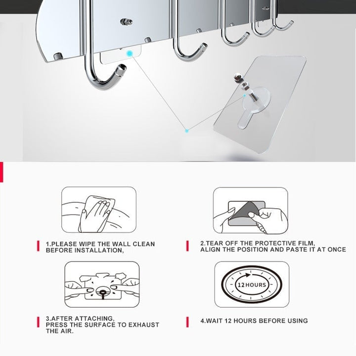 FlexiGrip Hooks — Lightning-fast organization that protects your walls and makes your home shine! | Stornfield