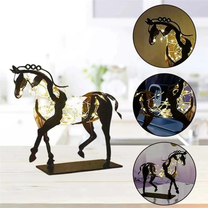 Stornfield | Horse Sculpture - AdonisMetal - Rustic Elegance - Timeless Decorative Piece