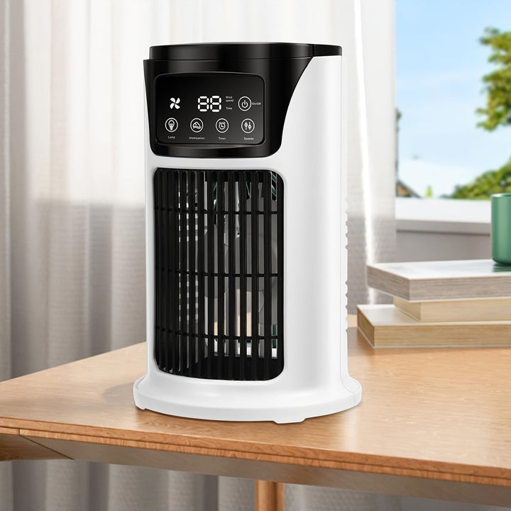 Portable Air Cooler Humidifier Fan USB White | Stornfield