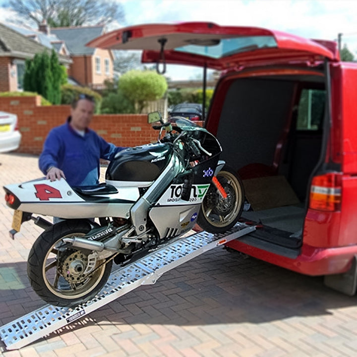 Folding Ramp 340kg Folding Aluminum Loading Ramp Motorcycle | Stornfield