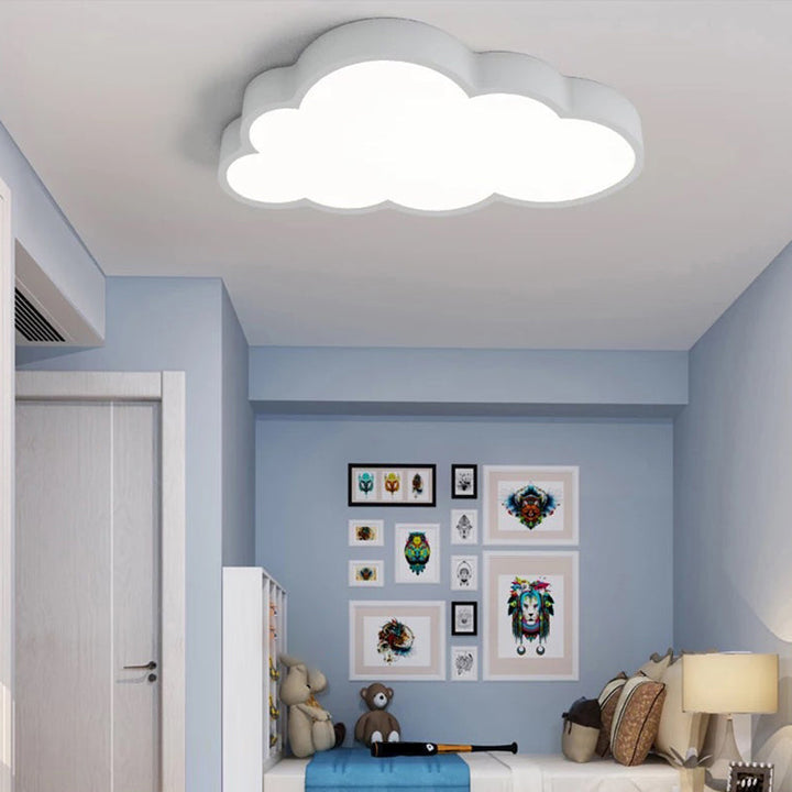 Child's Room LED Ceiling Lamp Cloud Design | Energy-Efficient Lighting | Playful Cloud Design for Bedrooms | Stornfield